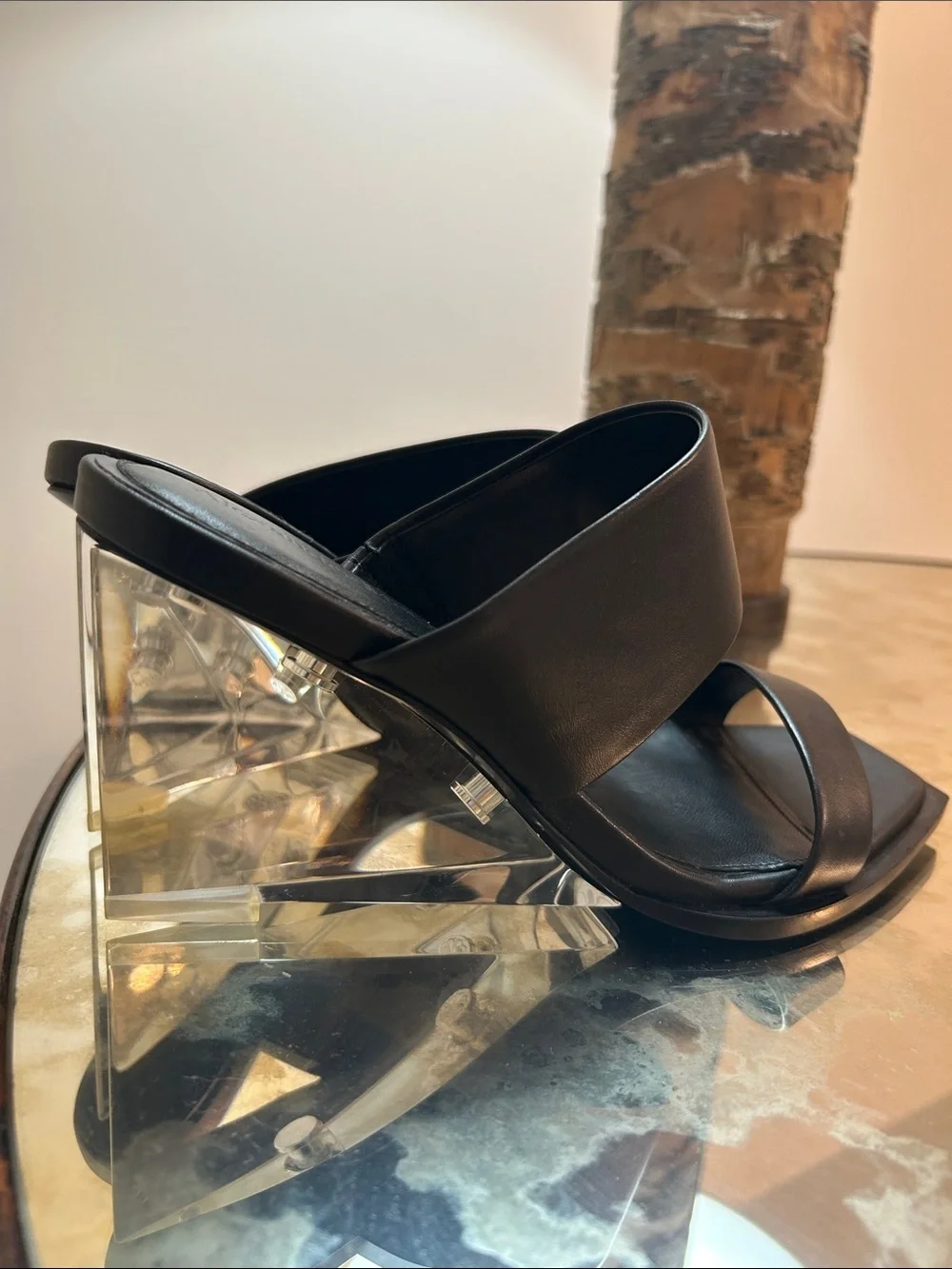 Alexander Wang black leather